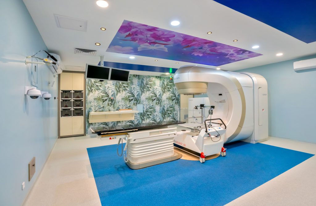 Radiotherapy suite at Noor Shahriyar Hospital